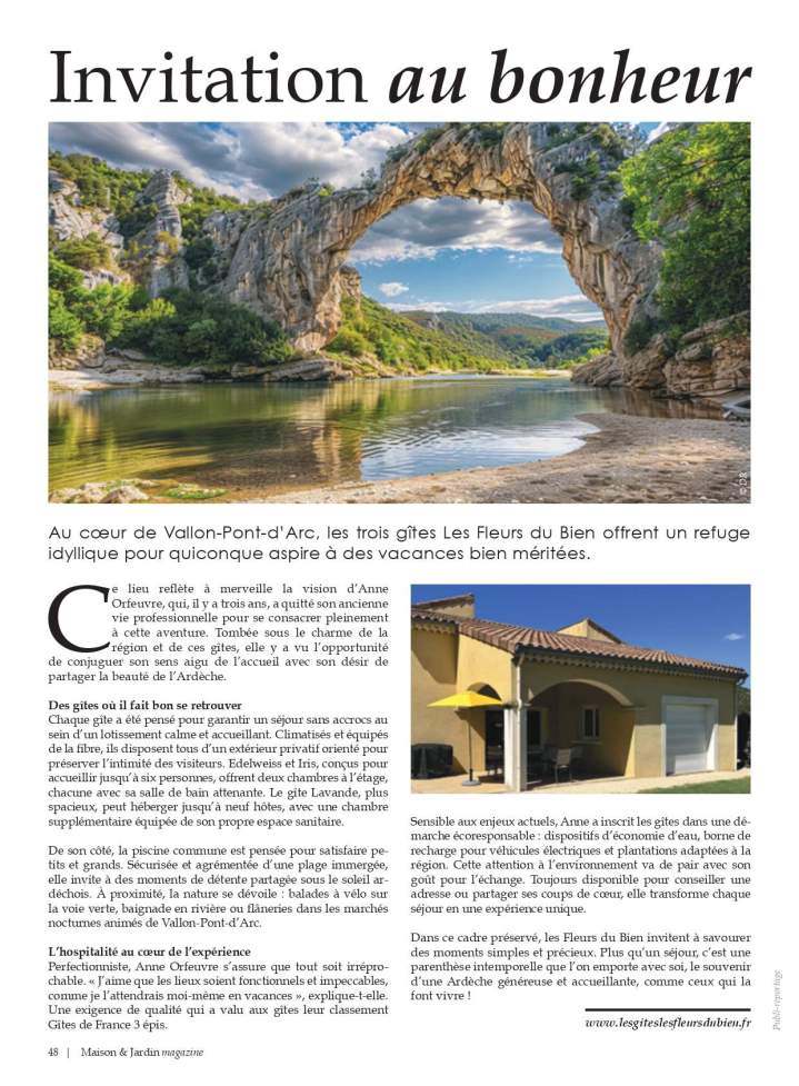 Les Fleurs du Bien Vallon-Pont-d'Arc